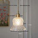 DecorBites™ Amber Copper LED Pendant Light Glass Hang Lamp for Reading Aisle Café Home