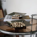 DecorBites™ Acacia Wooden Fruit Bowl Tray for Living Room Coffee Table Décor