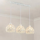 DecorBites™ Crystal Triple Pendant Lamp: Modern Nordic Design for Dining Room, Bedroom, Bar Counter
