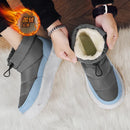 Mens Winter Velvet Ankle Boots – Warm Stylish Winter Shoes