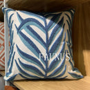 DecorBites™ Leaf Embroidered Cotton Cushion Cover Set - Home Decor Pillow Covers 45x45