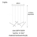 DecorBites™ LED Chandelier: Luxury Indoor Lighting for Living Room, Hall, Staircase