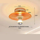 DecorBites™ Crystal Glass LED Ceiling Lamp Modern Luxury Interior Lighting Fixture