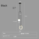 DecorBites™ Gold Luxury LED Pendant Light for Living Room, Bedroom, and Restaurant