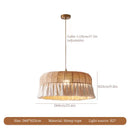 DecorBites™ Hemp Rope Ceiling Chandelier: Japanese-Inspired Twine Pendant Lights for Home Decor