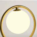 DecorBites™ Glass Ball LED Table Lamp for Stylish Bedroom Decor