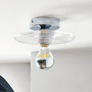 DecorBites™ Glass LED Ceiling Lamp Iron Base Nordic Modern Simple Design