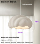DecorBites™ Cream Wabi Sabi LED Pendant Chandelier - Elegant Dining Room & Bedroom Decor