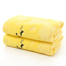 DecorBites™ Kids Cute Kittens Bamboo Fiber Towel - Soft, Strong, High Quality