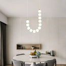 DecorBites™ Acrylic LED Chandelier: Modern Living Room Pendant Lamp