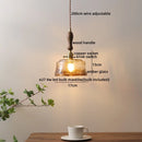 DecorBites™ Glass Copper LED Pendant Lights - Modern Home Decor Hanging Lamp