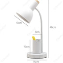 DecorBites™ Cute Nordic Desk Lamp with Pen Holder for Home Office and Bedroom