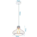 DecorBites™ Industrial Metal Ball Pendant Light for Bedroom Kitchen Island