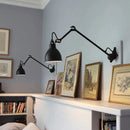 DecorBites™ Industrial Iron Swing Arm Wall Lamp for Bedroom, Living Room, Office Decor