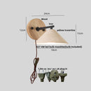 DecorBites™ Canopy LED Wall Light Yellow Travertine Modern Iron Bedside Lamp