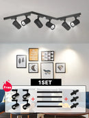 DecorBites™ COB Chandelier Track Ceiling LED Spotlights for Living Room, Store Rail Lighting