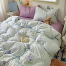 DecorBites™ Cartoon Pattern Cotton Fitted Sheet Set – Soft & Cozy Bedding for Adults & Kids