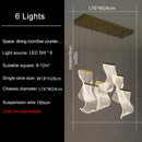 DecorBites™ LED Light Guide Ceiling Chandelier modern Novelty for Home Decor Lighting