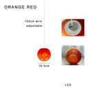 DecorBites™ Clear Glass Pendant Light Dimmable LED Luxury Hanging Lamp