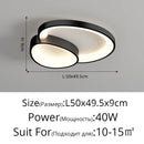 DecorBites™ LED Ceiling Chandelier Lights with Remote Control for Living Room, Bedroom, Dining Room