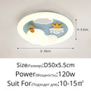 DecorBites™ Kids Ceiling Light: Minimalist Pink Blue Lamp for Bedroom or Living Room