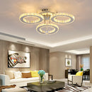 DecorBites™ Crystal LED Rings Ceiling Chandelier Dimmable Luminaire