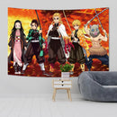 DecorBites™ Demons Slayer Anime Cloth Wall Tapestry Room Decor
