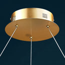 DecorBites™ K9 Crystal Round Chandelier: Modern LED Pendant Lamp for Home, Living Room, Bedroom, Lobby