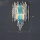 DecorBites™ Gold LED Glass Chandelier for Dinning Living Room Bedroom_main keyword: Pendant Lamps