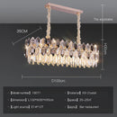 DecorBites™ Crystal Chandelier: Postmodern Living Room Dining Bedroom Lamp, Luxury & Creative