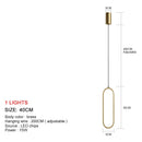 DecorBites™ LED Chandelier: Modern Living Room Dining Room Pendant Lights for Home Decor