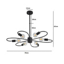 DecorBites™ LED Branches Chandelier for Living Room Bedroom Kitchen Lighting