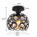DecorBites™ Glass Crystal LED Ceiling Chandelier for Home Decor