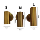 DecorBites™ Gold Iron Art LED Wall Lamp for Modern Living Room and Bedroom