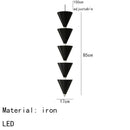 DecorBites™ Gold Black Cone LED Pendant Lamp for Stylish Home and Shop Lighting