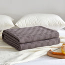 DecorBites™ Cotton Waffle Towel Quilt Single Blanket for Office & Picnics