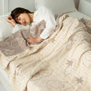 DecorBites™ Cotton Gauze Boho Throw Blanket - Cozy Bedspread & Sofa Cover
