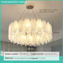 DecorBites™ Cream Wind LED Chandelier for Master Bedroom, Living Room & Children's Room