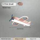 DecorBites™ Kids Airplane Pendant Lights Wood Metal Sconces Nursery School LED