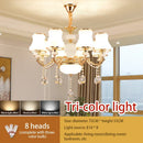 DecorBites™ Crystal LED Pendant: Elegant Modern European Living Room Lighting