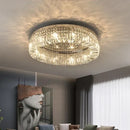 DecorBites™ Crystal Gold LED Ring Ceiling Light - Modern Luxury Home Lighting