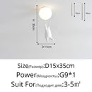 DecorBites™ Kids Cartoon Panda Polar Bear Ceiling Light Chandelier for Boys and Girls' Bedroom