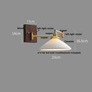 DecorBites™ Copper LED Wall Lights Ceramic Pull Chain Switch Modern Stair Light Fixtures