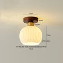 DecorBites™ Cotton Shape LED Ceiling Lamp - Cream. Nordic Style, Hallway Balcony Porch Light.