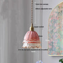 DecorBites™ Glass LED Pendant Lamp Modern Copper Socket Hanging Light