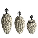 DecorBites™ Geometric Diamond Check Ceramic Vase: Home Decor Floral Arrangement & Accessories