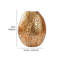 DecorBites™ Golden Star Fruit Vase: Ceramic Lemon Flowerpot & Simulated Fruit Ornaments
