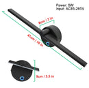 DecorBites™ Linear LED Wall Lamp with Switch, 300° Rotation, 41CM, Nordic Minimalist Design