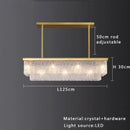 DecorBites™ Elegant Crystal Glass Chandelier for Luxury Home Decor