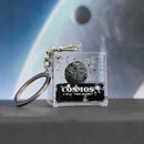 DecorBites™ Astronaut Drift Keychain: Creative Liquid Hourglass Stress Relief Toy & Home Decor